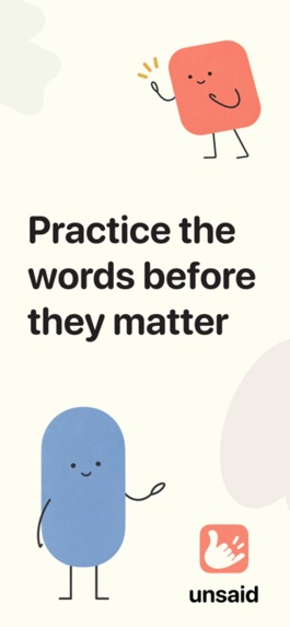 Unsaid: Conversation Practice – screenshot 1