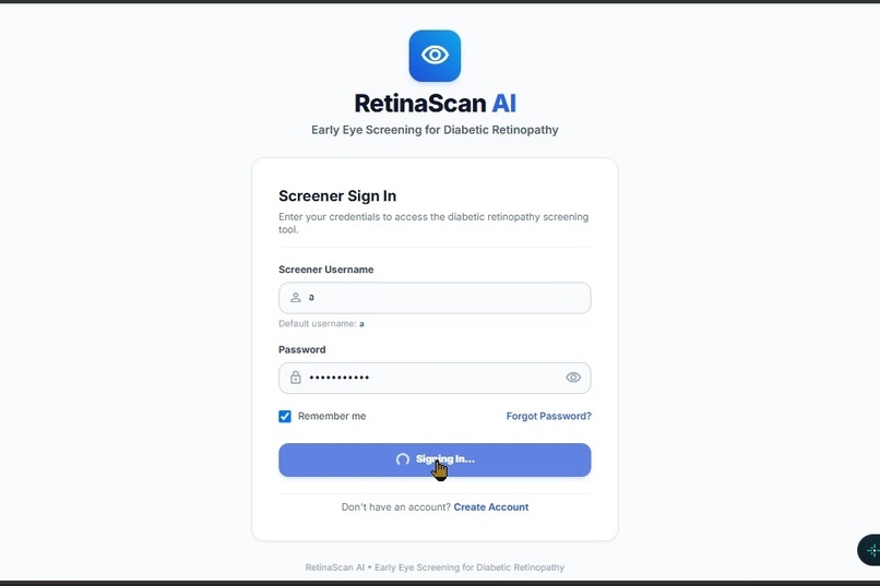 RetinaScan AI – screenshot 1