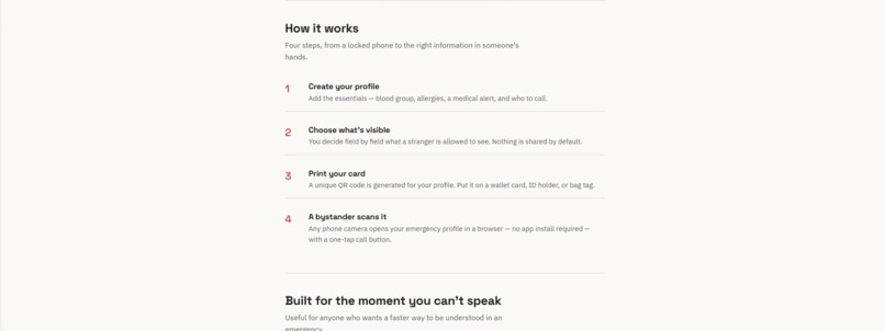EmergencyCard – screenshot 4