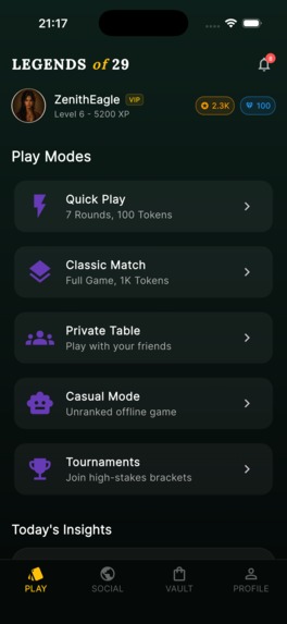 LEGENDS of 29 – screenshot 2
