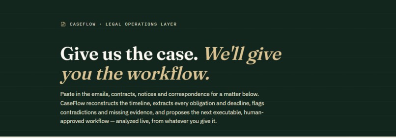 CaseFlow – screenshot 1