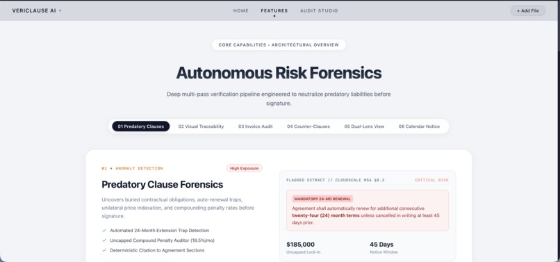 VeriClause AI – screenshot 1