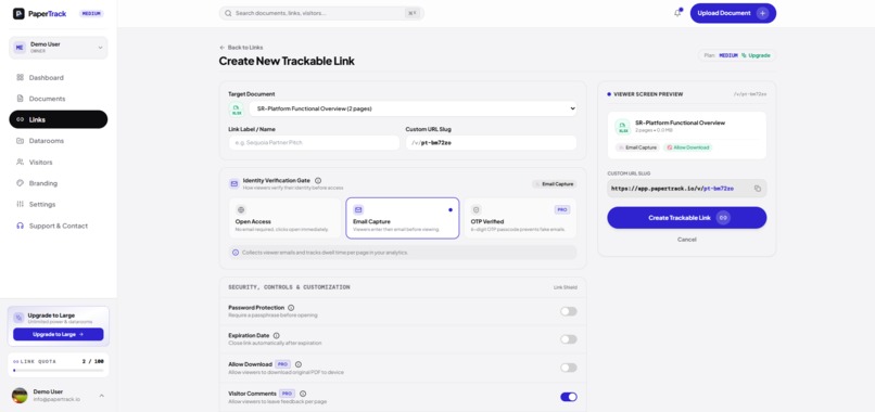 PaperTrack – screenshot 4