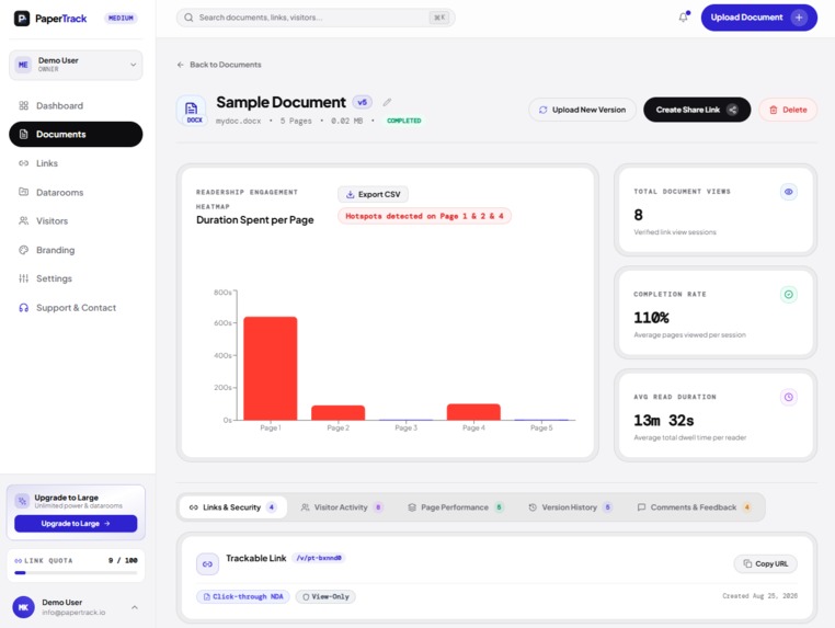 PaperTrack – screenshot 5