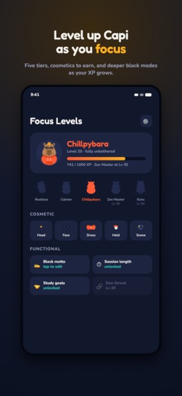 Capi: Focus & Study Timer – screenshot 5
