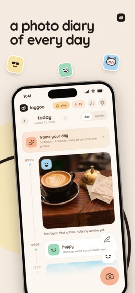 Loggoo: Photo Journal & Mood – screenshot 1