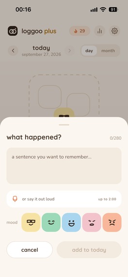 Loggoo: Photo Journal & Mood – screenshot 9