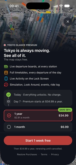 Tokyo Glance: Live Transit Map – screenshot 10