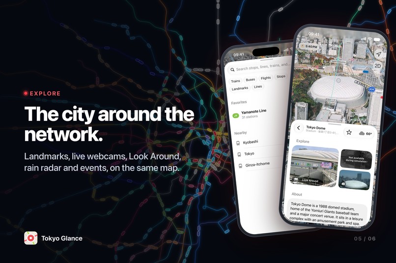 Tokyo Glance: Live Transit Map – screenshot 5