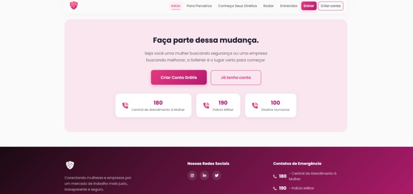 SafeHer – screenshot 2