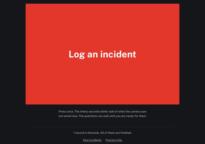 Incident Book – screenshot 1