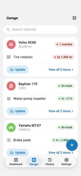 NoCheck — Vehicle Maintenance Tracker – screenshot 3