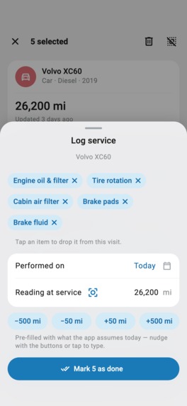 NoCheck — Vehicle Maintenance Tracker – screenshot 6