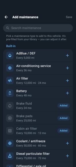 NoCheck — Vehicle Maintenance Tracker – screenshot 7