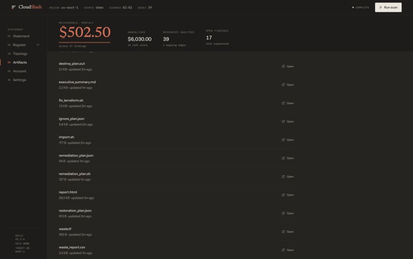CloudSlash - GUI  – screenshot 4