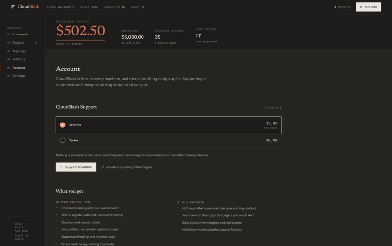 CloudSlash - GUI  – screenshot 6