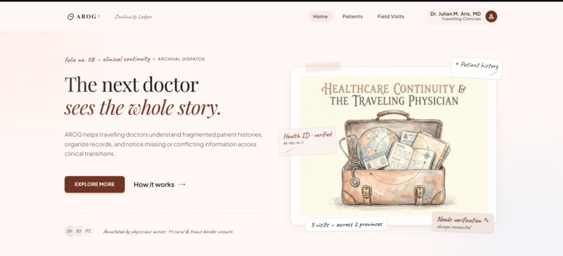 AROG AI-Powered Continuity of Care – screenshot 5