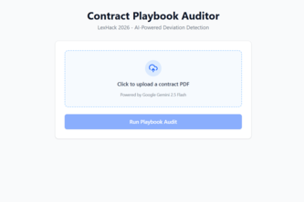 The Contract Playbook Deviation Auditor