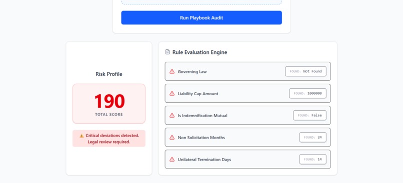 The Contract Playbook Deviation Auditor – screenshot 3