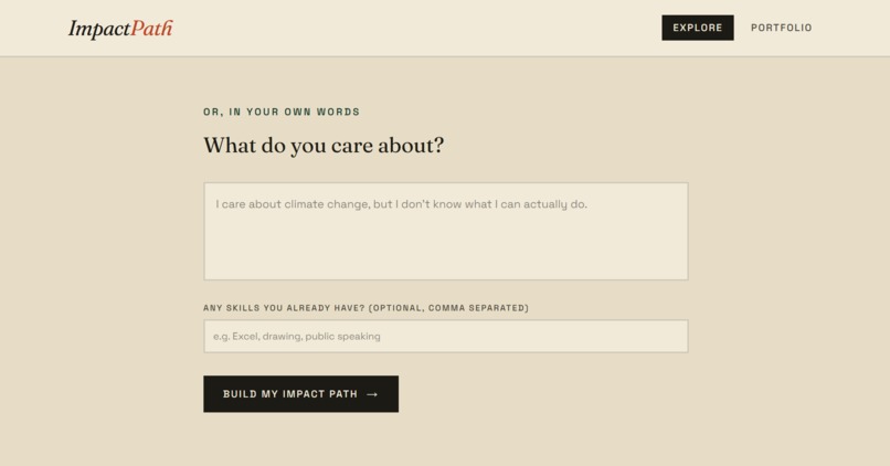 ImpactPath – screenshot 2