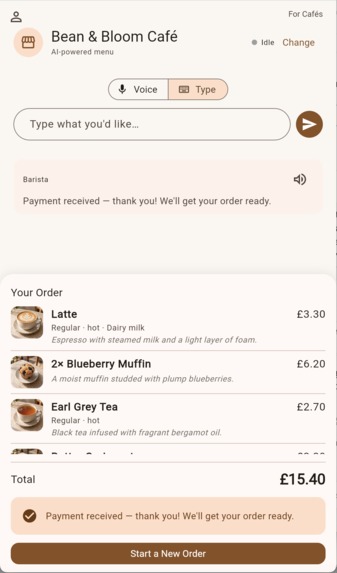 BaristaVoice – screenshot 4