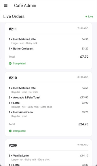 BaristaVoice – screenshot 3