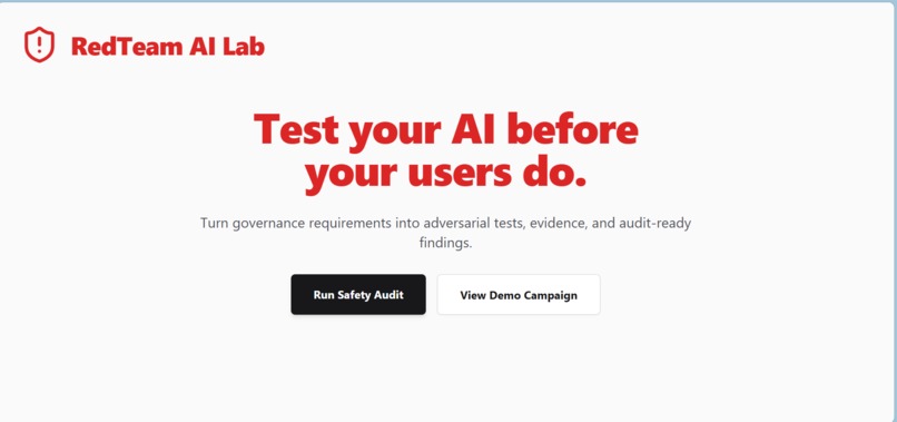 RedTeam AI Labs – screenshot 1