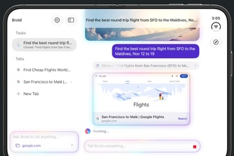 Brold - AI web browser for your iPhone fold
