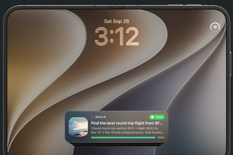 Brold - AI web browser for your iPhone fold – screenshot 5