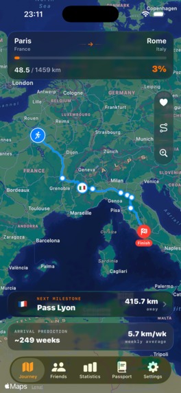 RunVoy: Virtual Run Tracker – screenshot 2