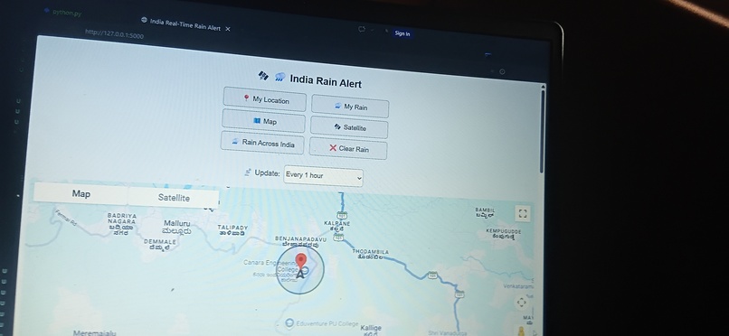 Ai rain detection – screenshot 2