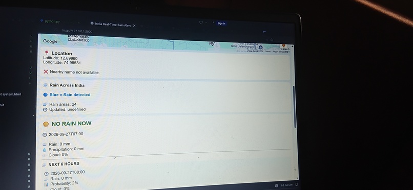 Ai rain detection – screenshot 1