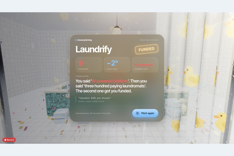 Shower Pitching – screenshot 1