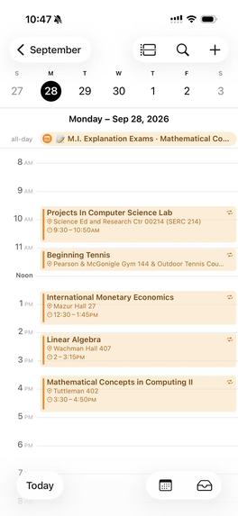 Syllabus2Cal – screenshot 3