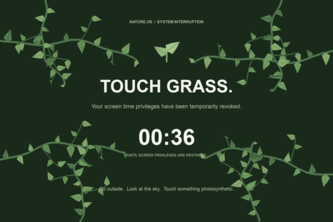 Touch some grass