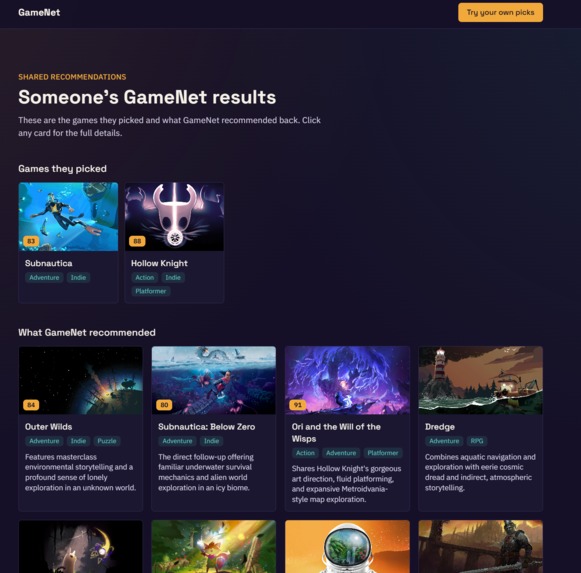 GameNet – screenshot 3