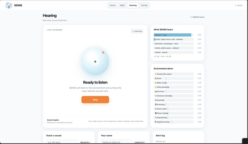 sense – screenshot 2