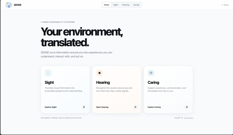 sense – screenshot 1