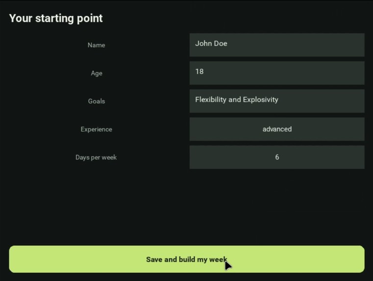 FitWorksAI – screenshot 2
