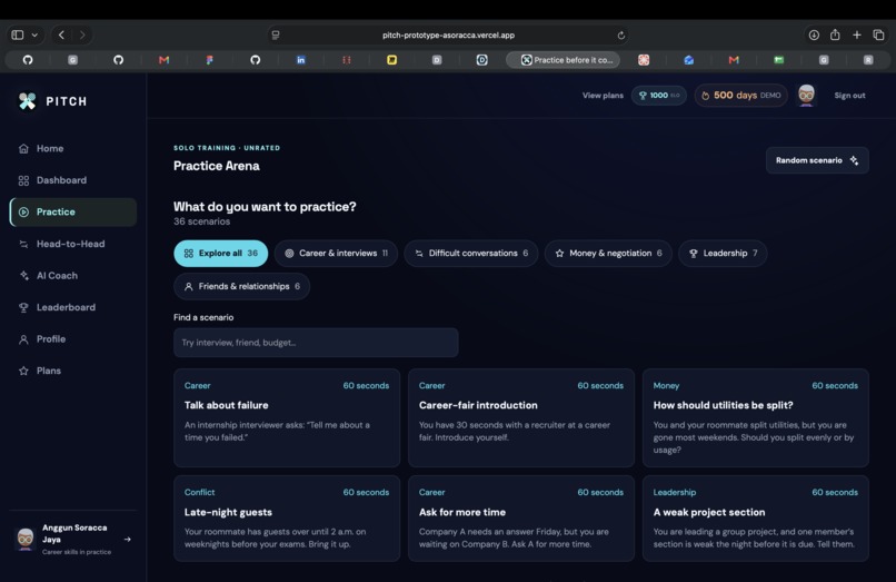 PITCH – screenshot 2