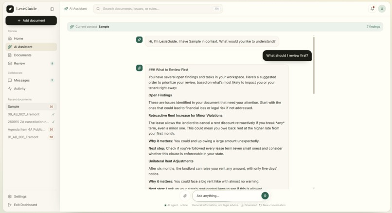 LexisGuide – screenshot 3