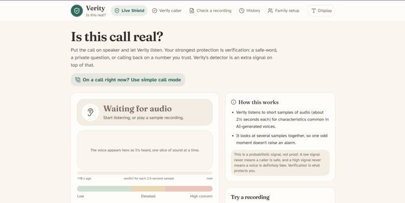 Verity – screenshot 1