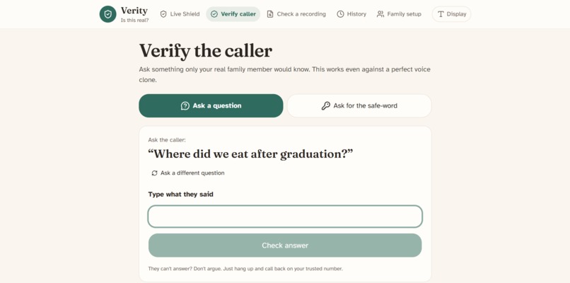 Verity – screenshot 3