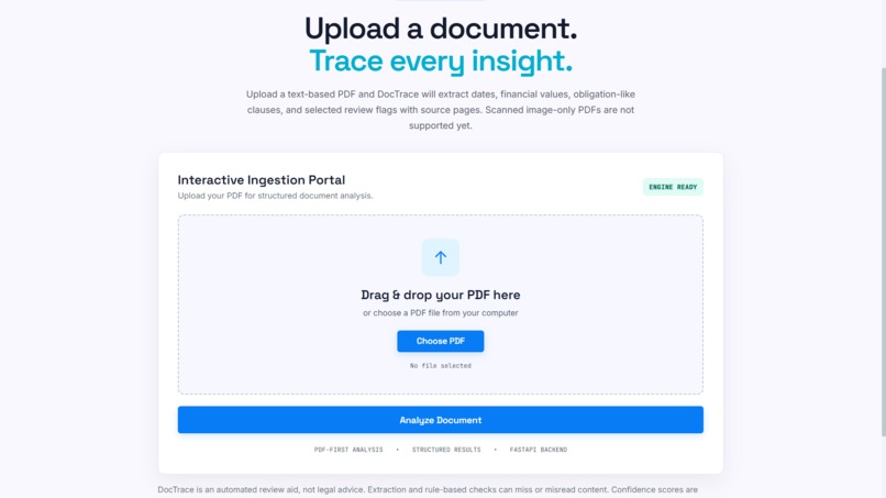 DocTrace — Transparent & Traceable Documents – screenshot 1