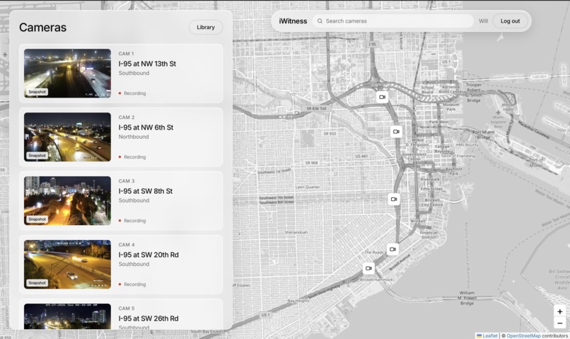 iWitness – screenshot 1