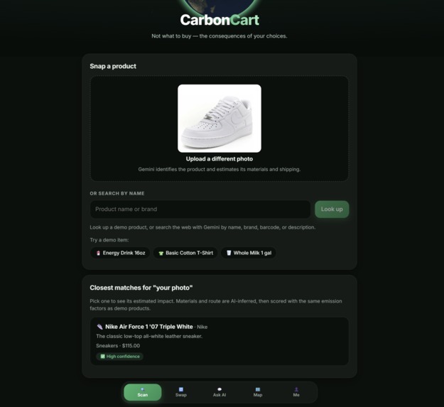 CarbonCart – screenshot 2