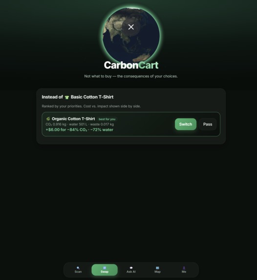 CarbonCart – screenshot 4