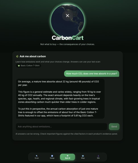 CarbonCart – screenshot 6