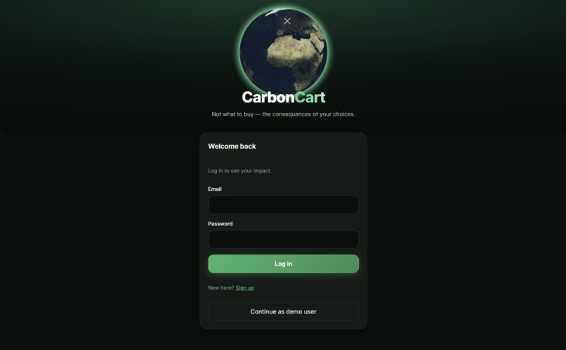 CarbonCart – screenshot 7