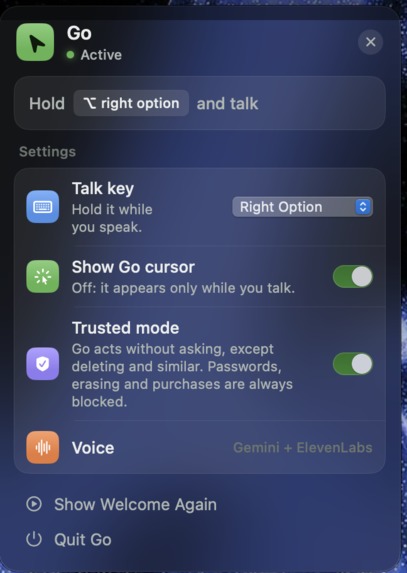 Go! – screenshot 2